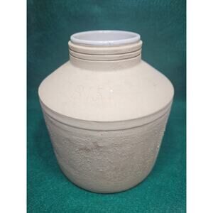 Unique 1 Gallon Enamel Lined Stoneware Crock - Canning - Dairy - Milk